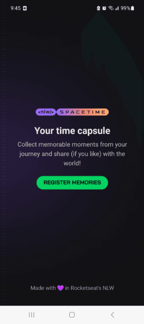 Collect memorable moments